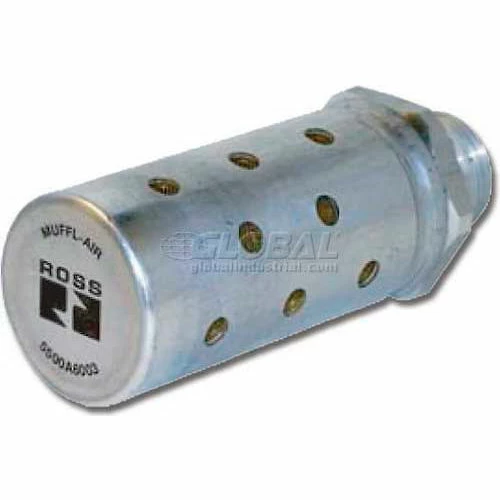 ROSS® MUFFL-AIR® Pneumatic Silencer 5500A4003, 1/2" NPT, Male Thread