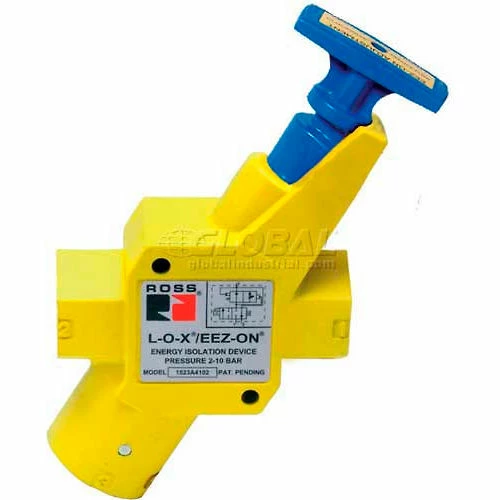ROSS® Manual Pneumatic Lockout Valve With Soft Start YD1523B6102, 1" BSPP