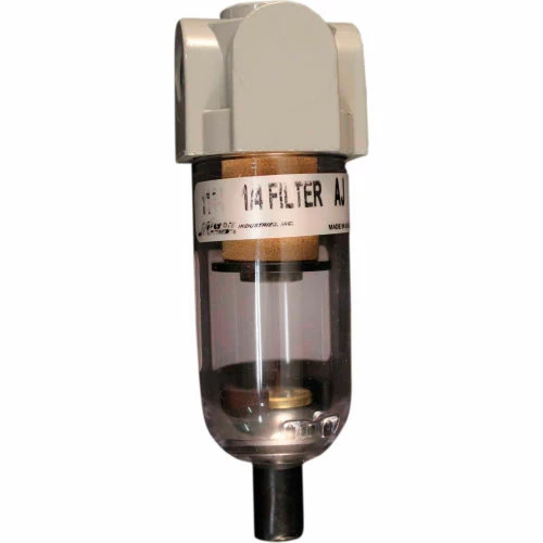 Milton S-1144 Mini Filter Polycarbonate Bowl 1/4" NPT 150 PSI 20 Micron - Image 3