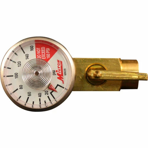 Milton S-638-1 Flow Control Valve with Dial Gauge 1/4" NPT Male 150 PSI 5 CFM - Image 3