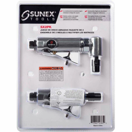 Sunex Tools Air Die Grinder Set, 1/4" Air Inlet, 20000 RPM - Image 2