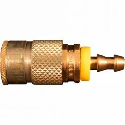 Milton 1786-4 T Style Automotive Push On and Lock Coupler 1/4" Hose Barb 10 Pack