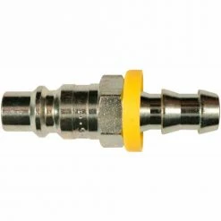 Milton 1797-6 H Style Industrial Push On and Lock Plug 3/8" Hose Barb 5 Pack