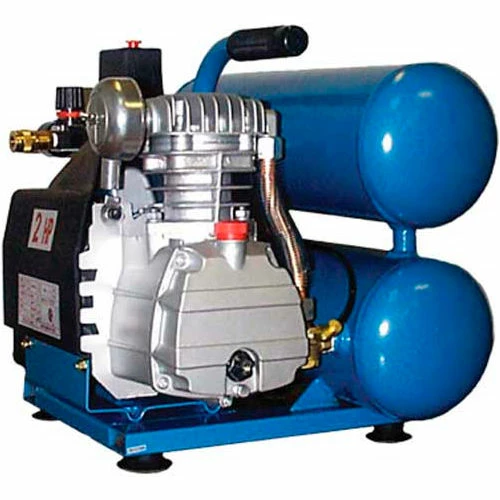Eagle TS2018L, Portable Electric Air Compressor, 2 HP, 4.2 Gallon, Twin Stack, 4.2 CFM