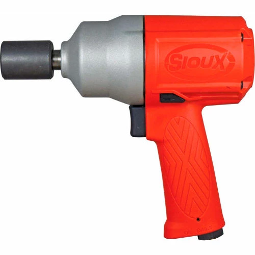 Sioux Tools 1/2 Square Drive Impact Wrench w/Friction Ring Retainer Max Torque 780 ft-lbs 4.2 lbs