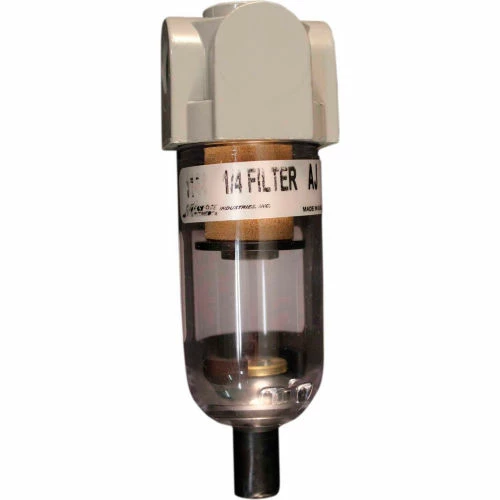 Milton S-1144 Mini Filter Polycarbonate Bowl 1/4" NPT 150 PSI 20 Micron