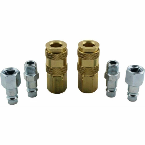 Milton S-217 V Style High Flow Coupler and Plug Kit 6 piece 6 Pack - Image 3