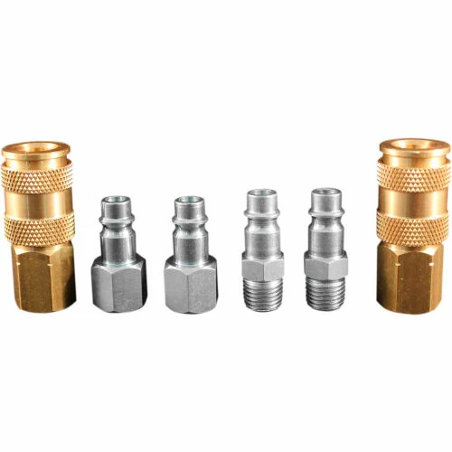 Milton S-217 V Style High Flow Coupler and Plug Kit 6 piece 6 Pack